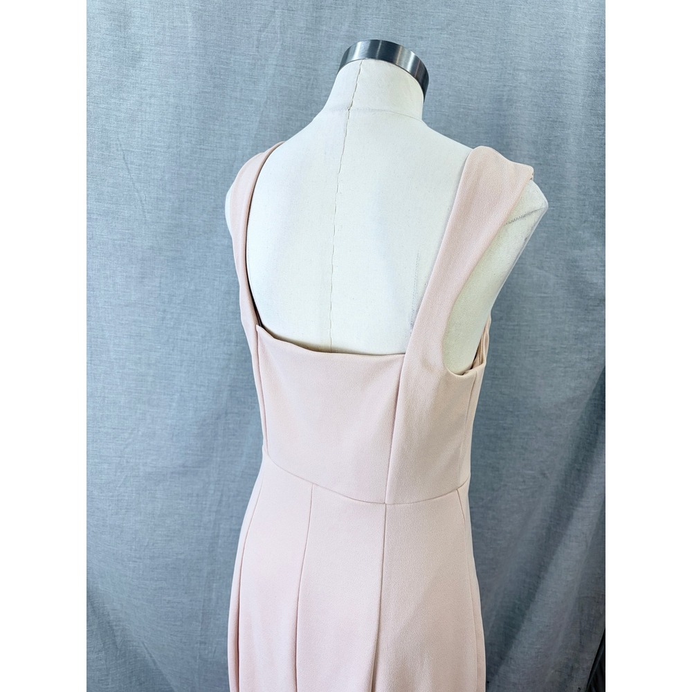 Show Me Your‎ MuMu Blush Paris Gown Square Neck Slip Bridesmaid Prom Dress XL - Picture 10 of 15